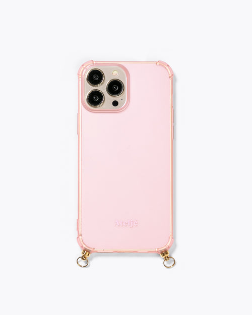 Recycled iPhone case - no cord | Pink haze