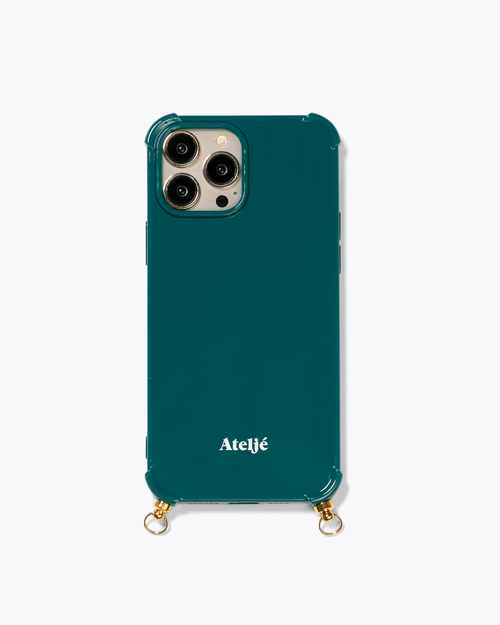 Recycled iPhone case - no cord | Teal