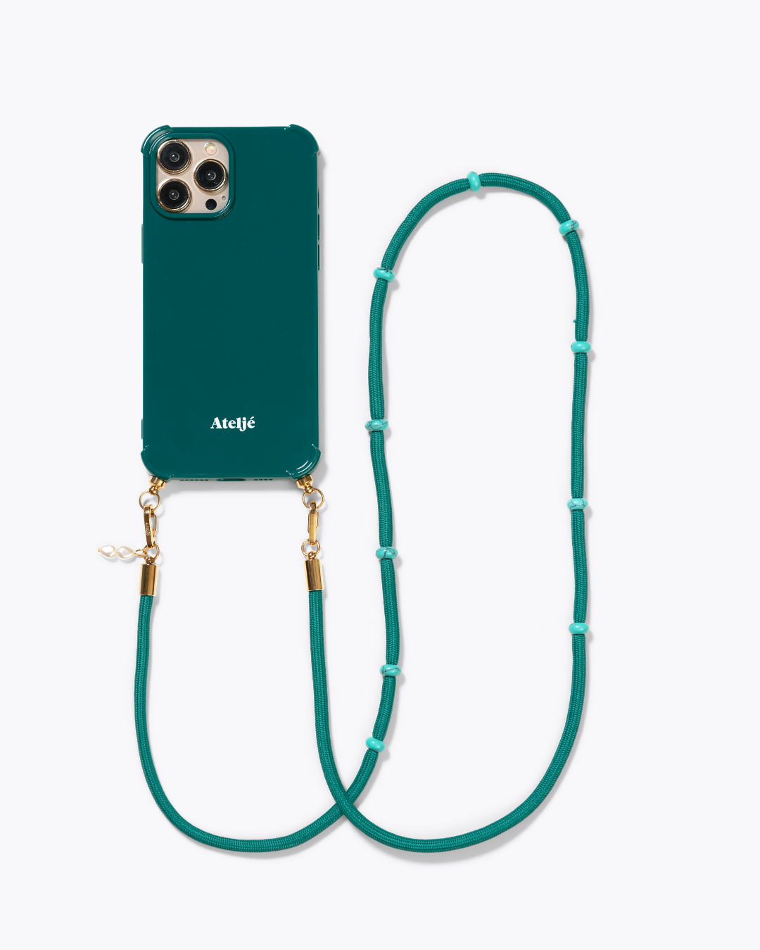 Teal recycled case with High road cord