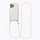 Transparent recycled iPhone case with Pearl drop 2.0 cord