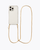 Transparent recycled iPhone case with Lucky cord