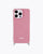 Recycled iPhone case - no cord | Velvet pink