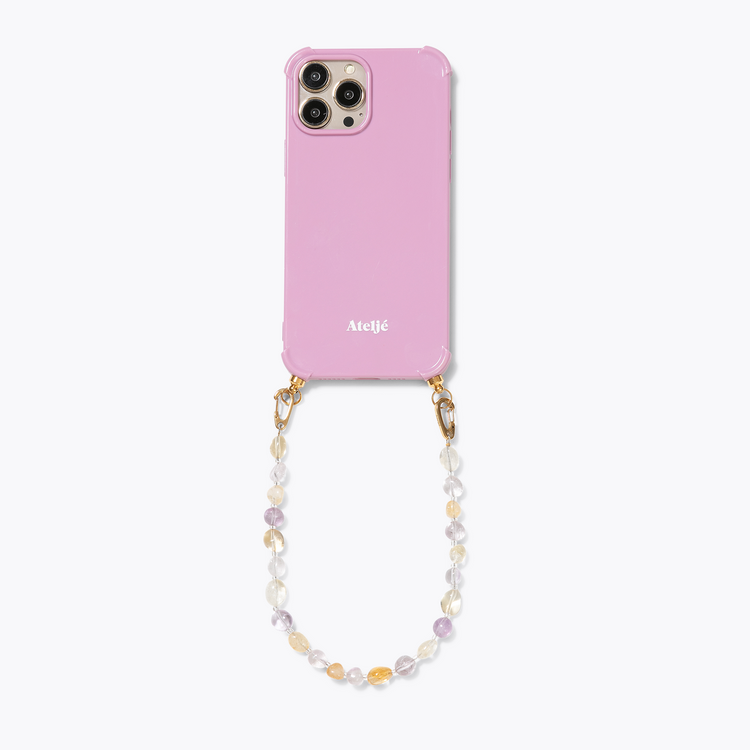 Society6 ケース Hot Pink, Gold, Tangerine & Taupe Decorative Stylish Lifestyle Accessories | Society6
