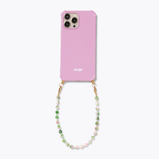 Vintage pink recycled case with Lemonade cord