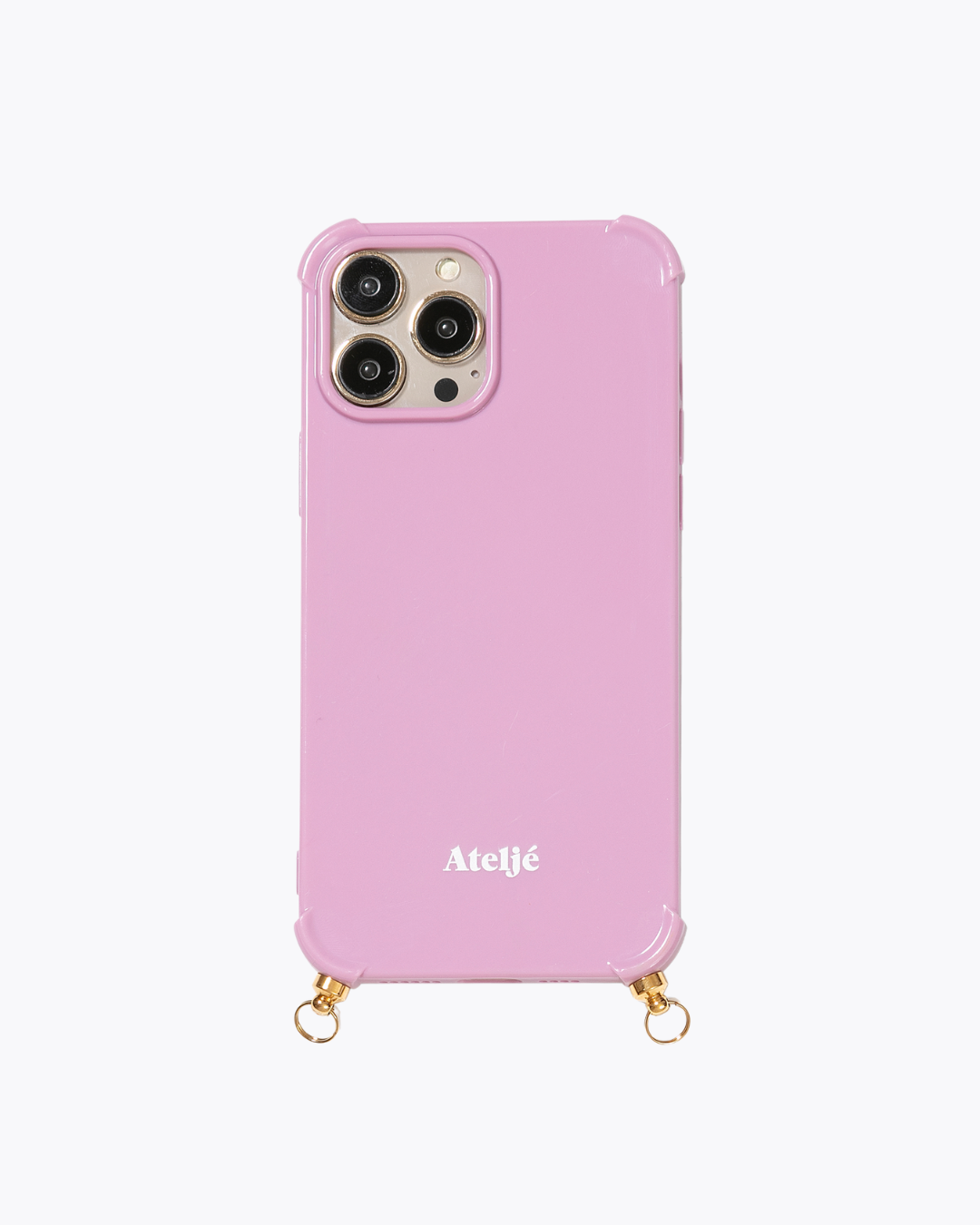 Vintage pink recycled iPhone case - no cord