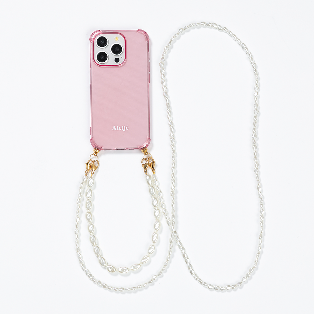 Bubblegum recycled iPhone case - no cord