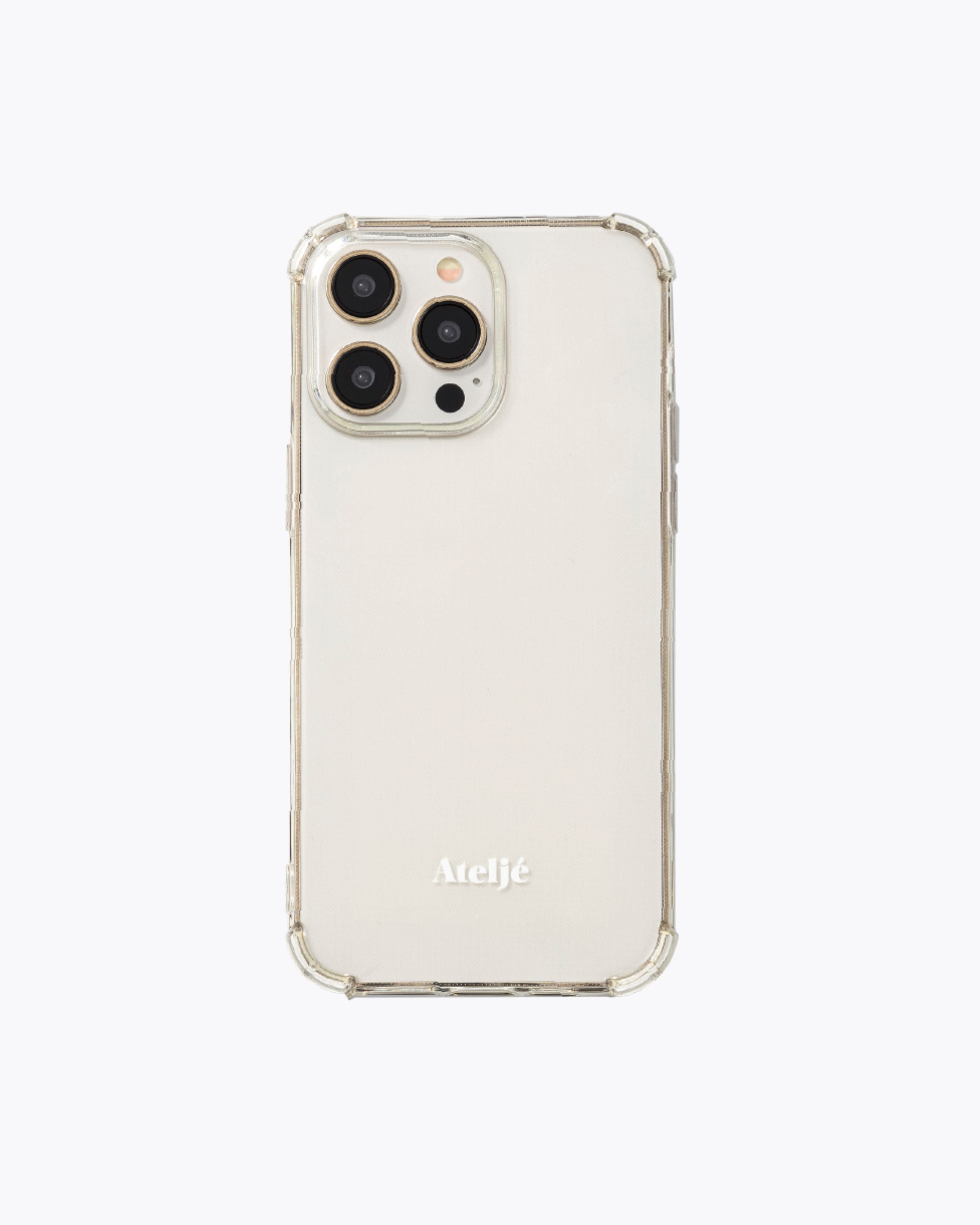 Transparent recycled iPhone case - no rings