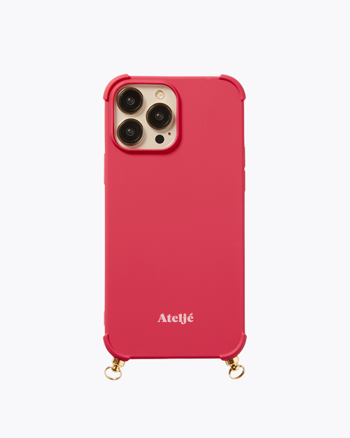 Recycled iPhone case - no cord | Peony