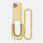 Mellow yellow iPhone case with Sunbeads and Honeycomb cord