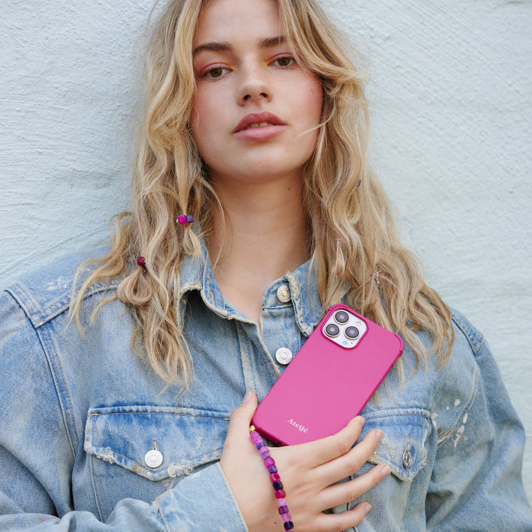 Recycled Peony phone case with Muse cord