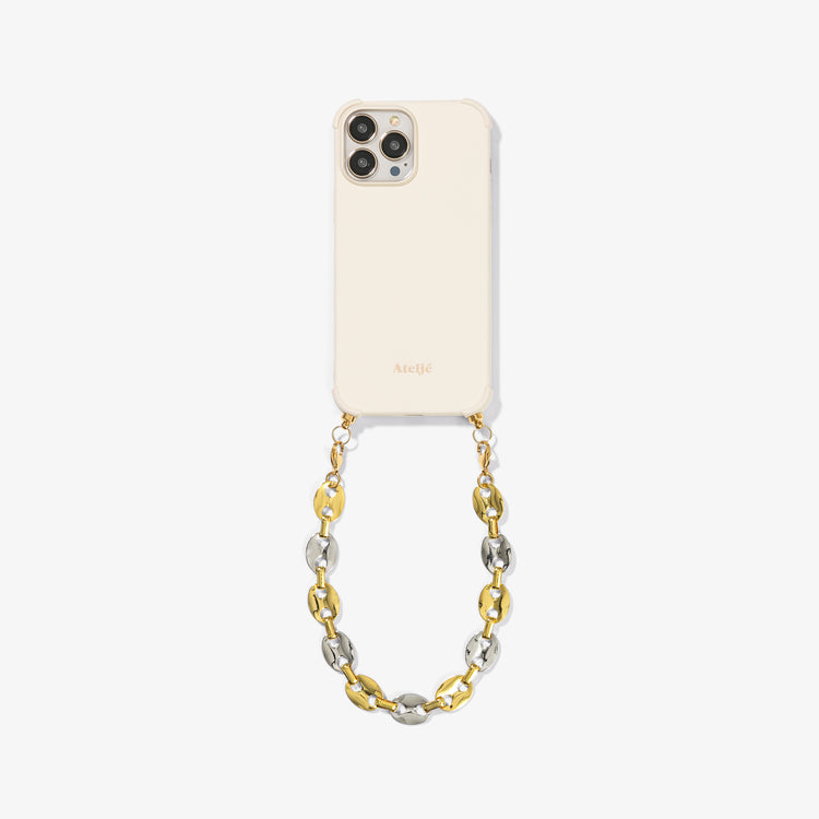 Beige recycled iPhone case - no cord