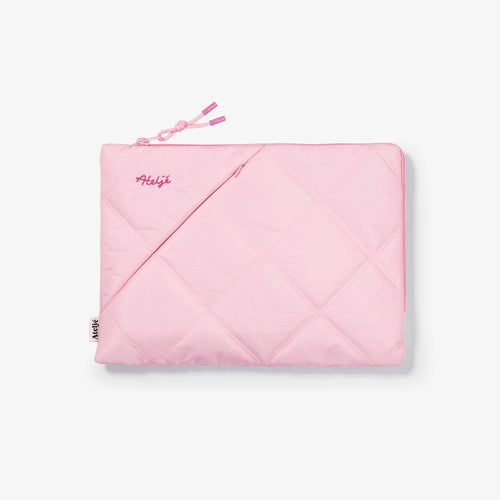 Puffy recycled laptop sleeve - Lemonade