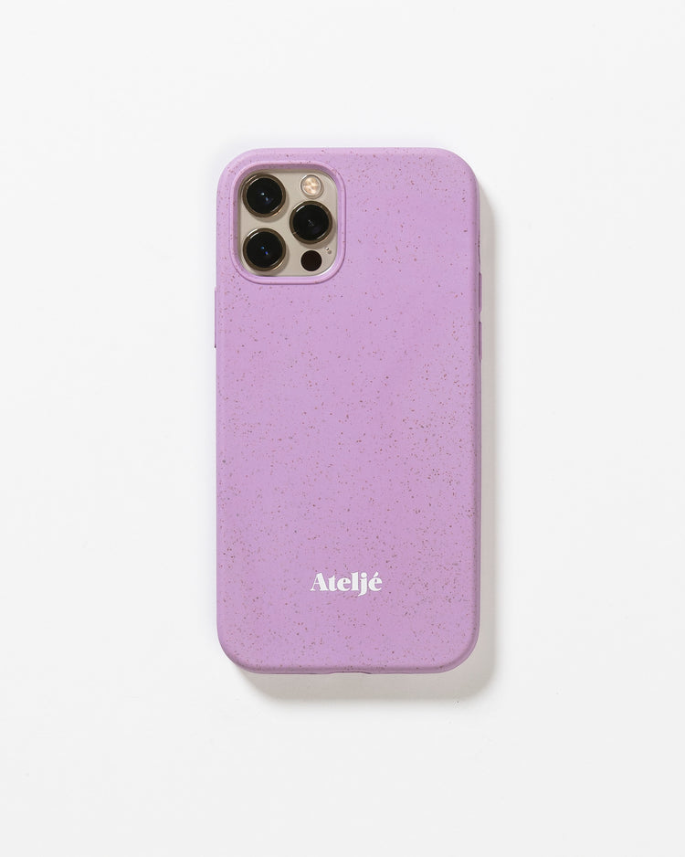 Lilac biodegradable iPhone case - no rings