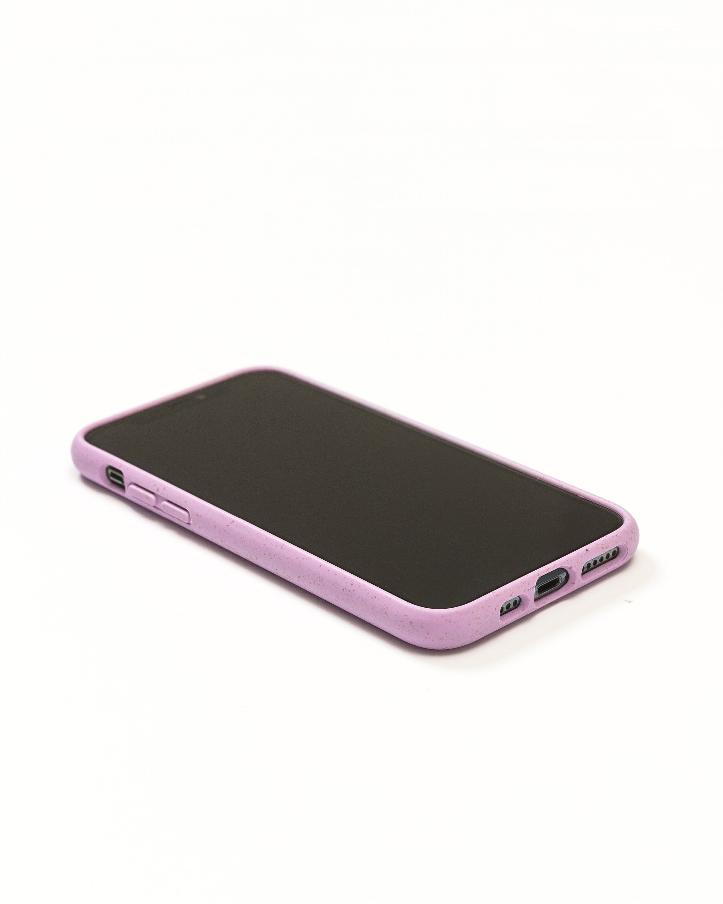 Lilac biodegradable iPhone case - no rings