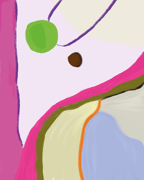 Candyland wall art wallposter by Ateljé
