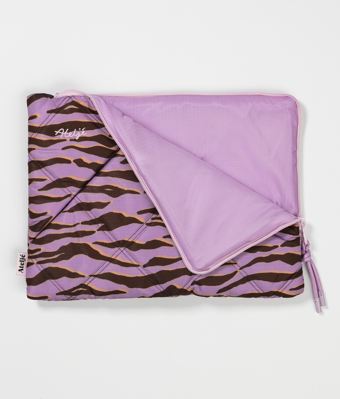 Puffy recycled laptop sleeve - Savanna