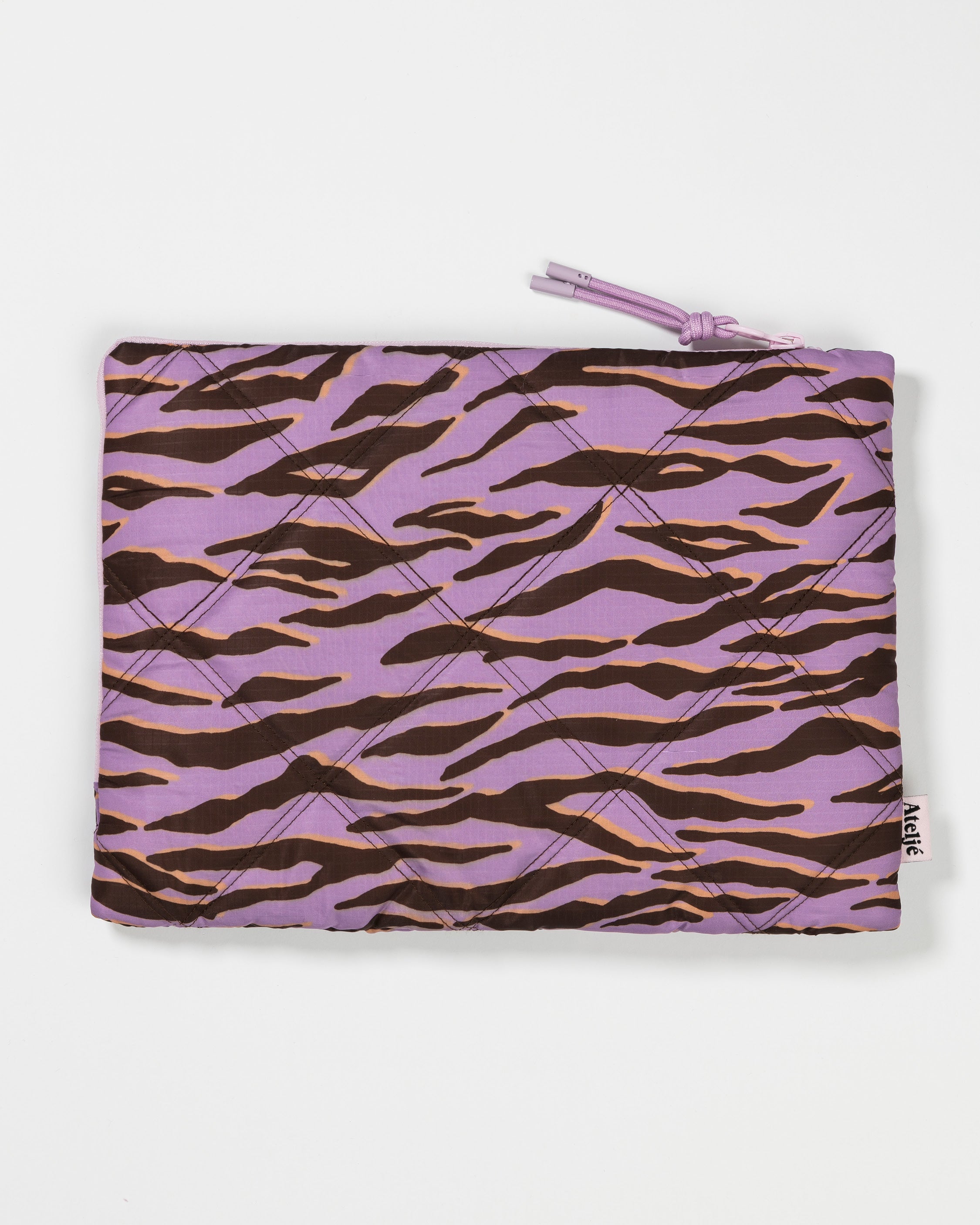 Puffy recycled laptop sleeve - Savanna
