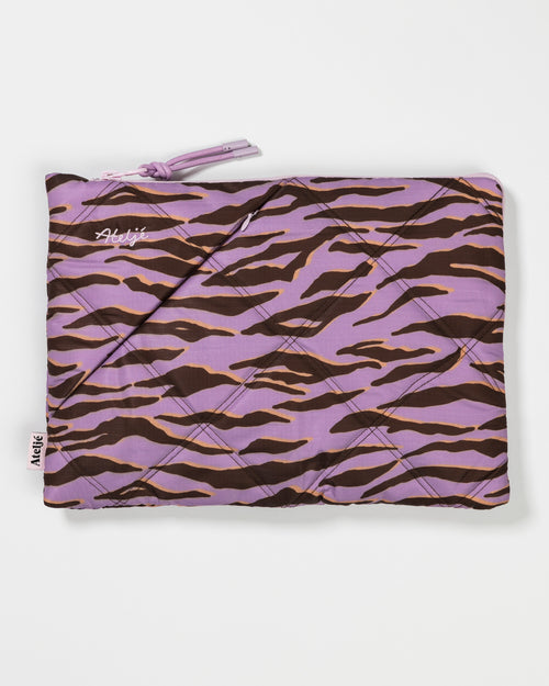 Puffy recycled laptop sleeve - Savanna