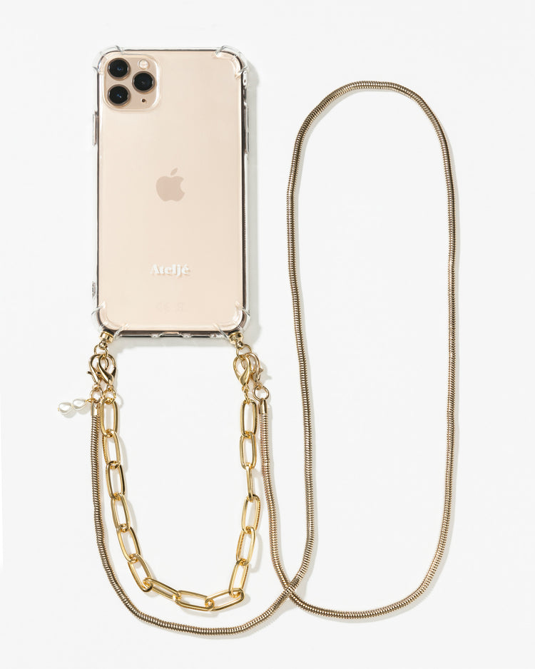 Phone case with Lucky and Goldie