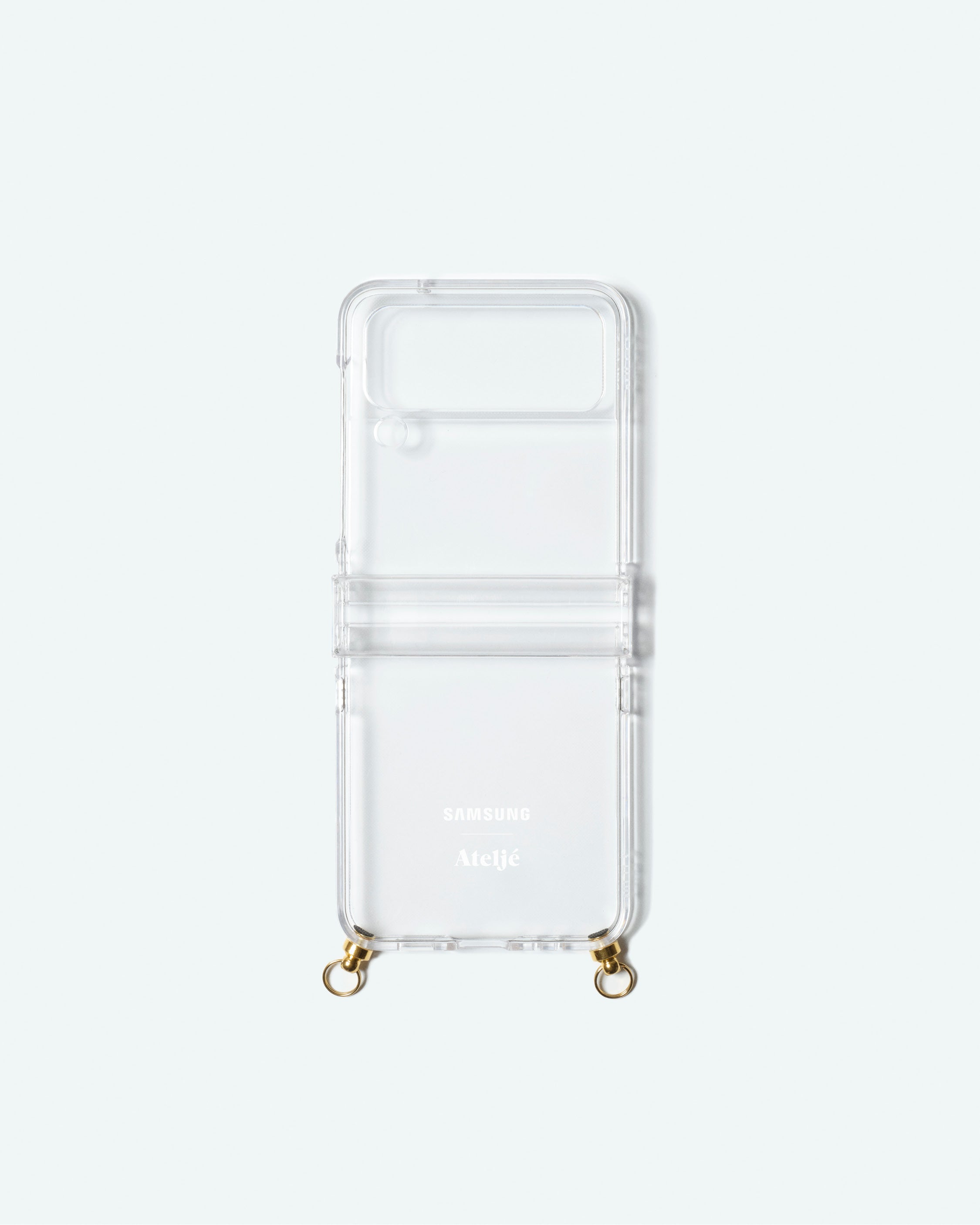 Transparent Samsung Galaxy Z Flip4 case - no cord