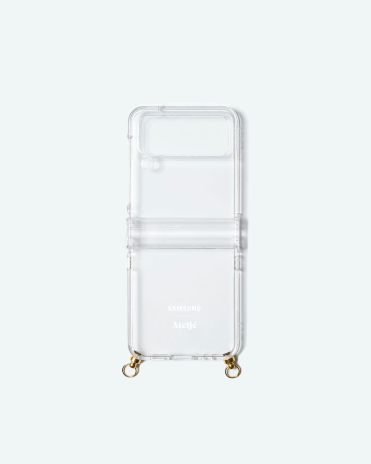 Transparant Samsung Galaxy Z Flip4 case - no cord