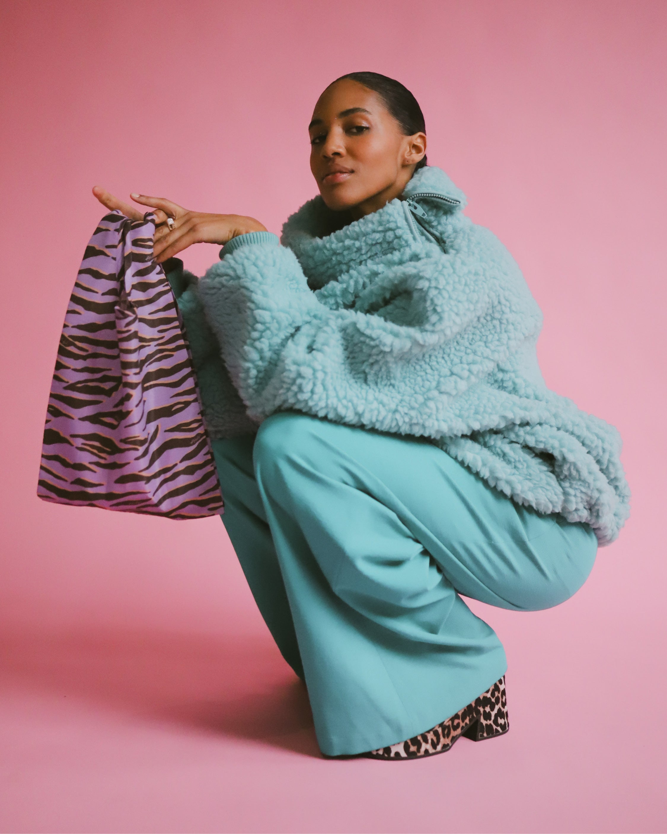 The fold it baby bag (recycled) - Savanna