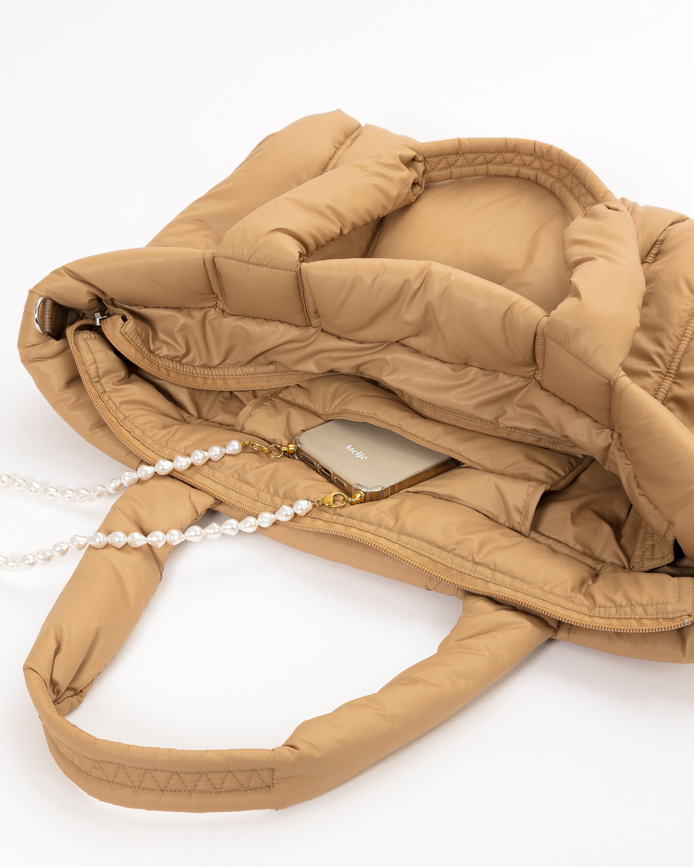 The big bag (recycled) - Iced latte